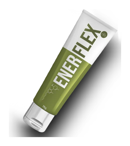 Enerflex CBD: bálsamo con CBD para músculos y articulaciones, envase pomo de 75 g