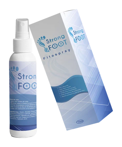 Strong Foot: spray para el cuidado y la frescura de los pies, envase 75 ml
