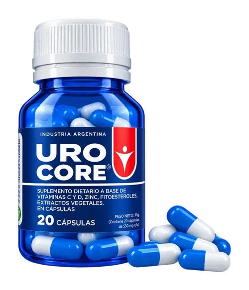 UROCORE: envase 20 cápsulas de 550 mg para pedir con pago al recibir